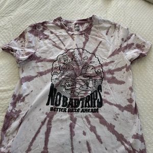 Rad tie dye graphic tee